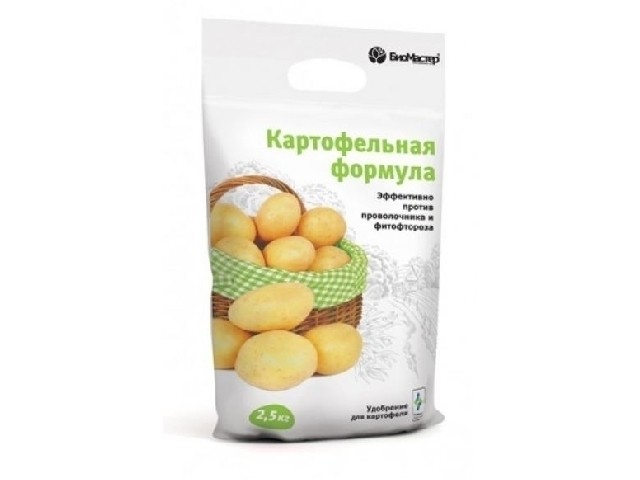 Комплексное органоминеральное удобрение для картофеля (пакет 2.5 кг. ) БиоМастер